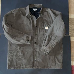 Mens Carhartt heavy duty quilted “shaket”